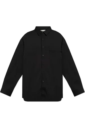 Entire Studios Femme, Blouses et Chemises, Noir, Taille: 42 FR Chemise Géante en Laine