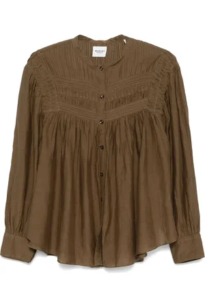 Isabel Marant Femme, Blouses et Chemises, Brun, Taille: 36 FR Chemise Femme Mode