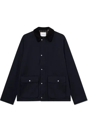Les Deux Homme, Vestes, Bleu, Taille: M Montana Jacket 3.0