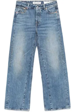 OUR LEGACY Femme, Jeans, Bleu, Taille: W28 Jean Large en Denim Lavé Vintage