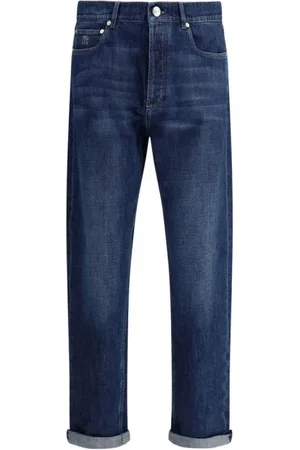 Brunello Cucinelli Homme, Jeans, Bleu, Taille: L Jean Droit Classique
