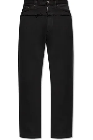 Dsquared2 Homme, Pantalons, Noir, Taille: L Joggers en matière hybride