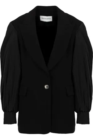 Silvian Heach Femme, Vestes, Noir, Taille: 42 FR Blazer Oversize Croisé