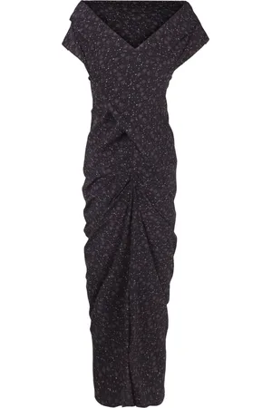 Cortana Femme, Robes, Multicolore, Taille: 36 FR Robe Hedy Imprimée en Soie Stretch
