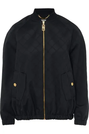 Elisabetta Franchi Femme, Vestes, Noir, Taille: 40 FR Giubbotto EF Bomber Jacket