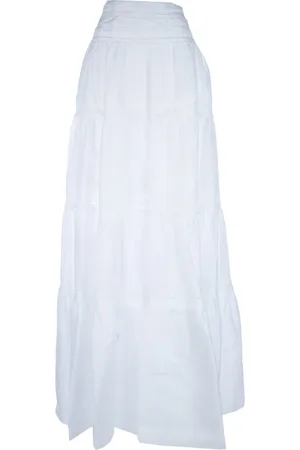 ERMANNO SCERVINO Femme, Jupes, Blanc, Taille: 38 FR Élégante Jupe Gonne