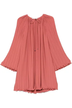Lanvin Femme, Robes, Rose, Taille: 36 FR Blouse Pêche Rose à Volants