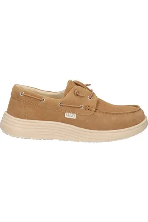 Liu Jo Homme, Chaussures, Brun, Taille: 45 EU Mocassins en Cuir Marron