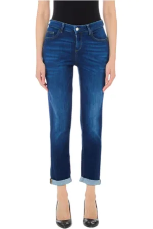 Liu Jo Femme, Jeans, Bleu, Taille: W30 Jean Droit Confortable