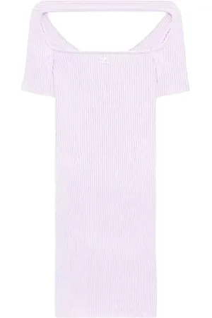 Courrèges Femme, Robes, Rose, Taille: 40 FR Mini Robe Hyperbole