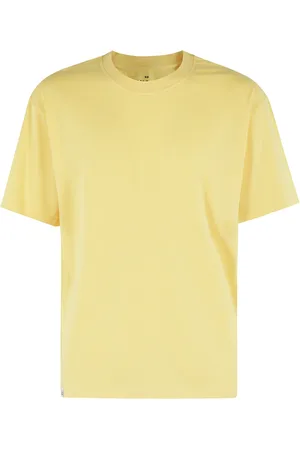 Edwin Homme, Tops, Jaune, Taille: XL T-Shirt Basique Oversize Jaune Manches Courtes