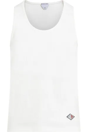 Bottega Veneta Homme, Tops, Blanc, Taille: M Débardeur