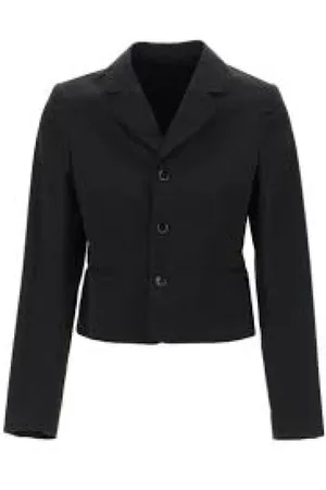LEMAIRE Femme, Vestes, Noir, Taille: 36 FR Veste Courte
