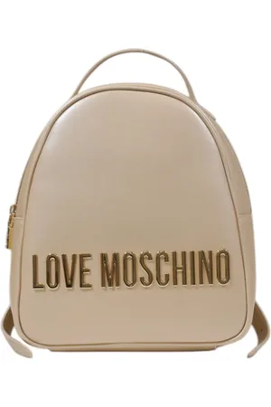 Moschino Femme, Sacs, , Taille: ONE Size Sac à dos doré zippé