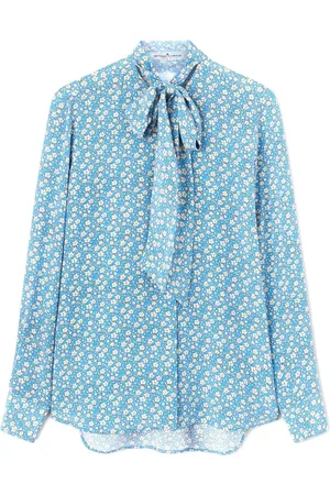 ERMANNO SCERVINO Femme, Blouses et Chemises, Bleu, Taille: 36 FR Chemise élégante au design unique