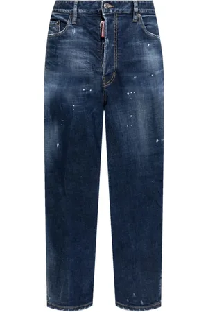 Dsquared2 Homme, Jeans, Bleu, Taille: S Jean Slim Fit Stretch Denim Marine