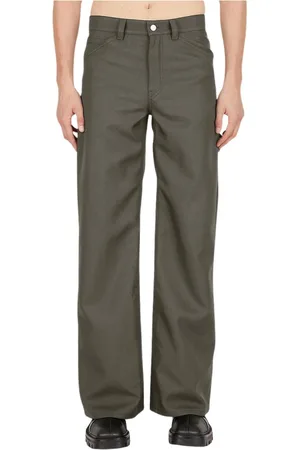 Courrèges Homme, Pantalons, Gris, Taille: S Pantalon Baggy en Twill