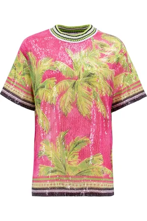 ERMANNO SCERVINO Femme, Tops, Rose, Taille: 36 FR T-shirt avec fermeture éclair et logo