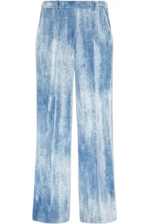 ERMANNO SCERVINO Femme, Pantalons, Multicolore, Taille: 38 FR Pantalon Bootcut Jambe Droite