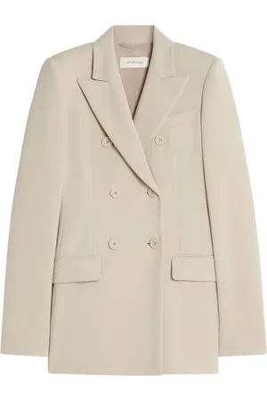 Sportmax Femme, Vestes, , Taille: 40 FR Blazer à double boutonnage en tissu technique