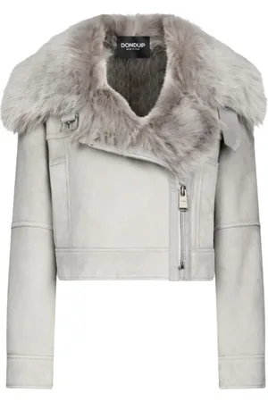 Dondup Femme, Vestes, Gris, Taille: 36 FR Veste Élégante