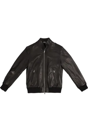 DFOUR Homme, Vestes, Noir, Taille: L Bomber en Polyester Nappa Naturelle