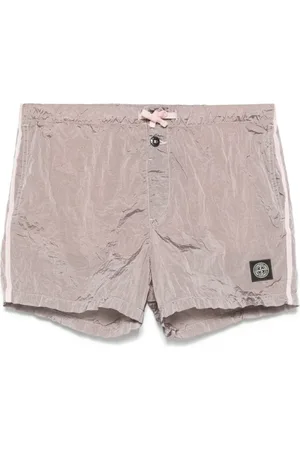 Stone Island Homme, Maillots de bain, Rose, Taille: L Vêtements de mer roses avec logo de boussole
