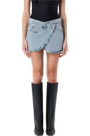 COPERNI Femme, Jupes, Bleu, Taille: 36 FR Mini-jupe en jean