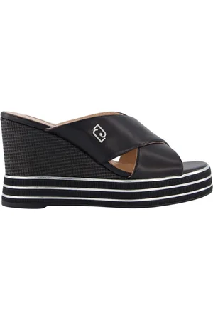 Liu Jo Femme, Chaussures, Noir, Taille: 40 EU Sandales compensées Karen 03