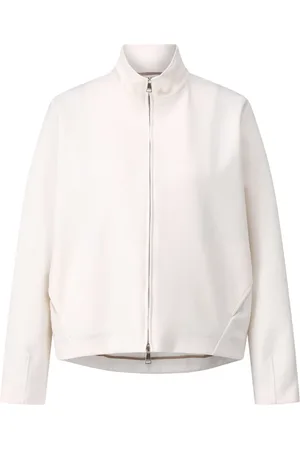 Max Mara Femme, Vestes, Blanc, Taille: 40 FR Veste de survêtement Sporty Plava
