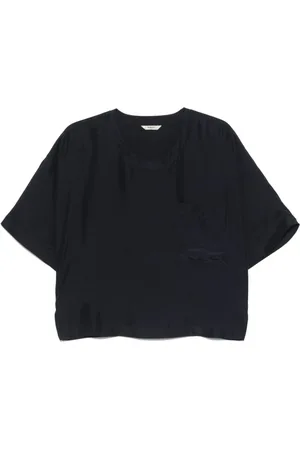 BARENA Femme, Tops, Bleu, Taille: 38 FR Haut Bleu pour Femmes