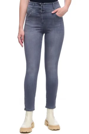 Liu Jo Femme, Jeans, Bleu, Taille: W25 Jean Mom Slim Taille Haute