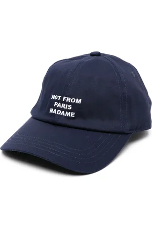 Drôle de Monsieur Homme, Accessoires, Bleu, Taille: ONE Size Casquette de baseball en coton avec broderie de slogan