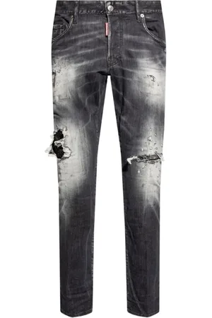 Dsquared2 Homme, Jeans, Noir, Taille: M Pantalon Noir 5 Poches Élève Style