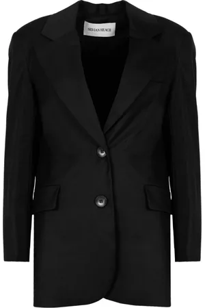 Silvian Heach Femme, Vestes, Noir, Taille: 36 FR Blazer Croisé