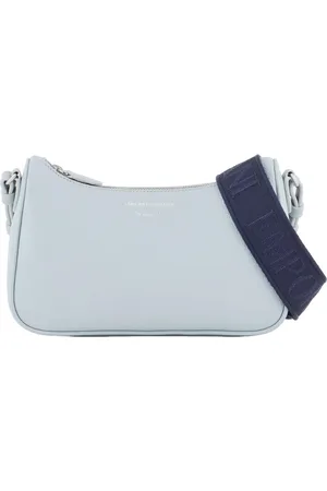 Emporio Armani Femme, Sacs, Bleu, Taille: ONE Size Sac bandoulière Baguette avec logo