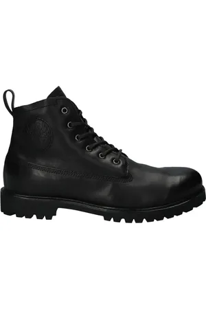 Blackstone Homme, Chaussures, Noir, Taille: 43 EU Bottines à lacets en peau de mouton