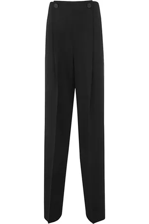 Max Mara Femme, Pantalons, Noir, Taille: 38 FR Pantalon de smoking ample Amedea