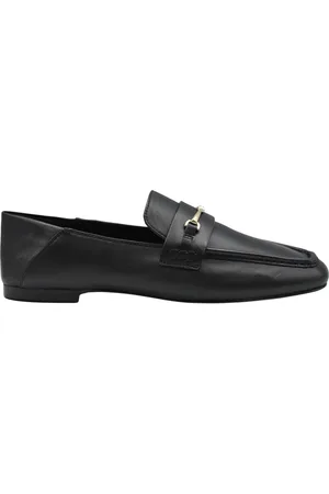 Michael Kors Femme, Chaussures, Noir, Taille: 38 1/2 EU Chaussures Noires à Lacets pour Femmes Style Élégant