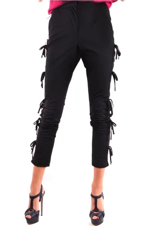 Self-Portrait Femme, Pantalons, Noir, Taille: 38 FR Pantalon Corsaire