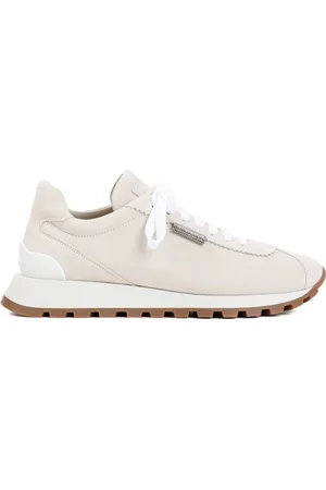 Brunello Cucinelli Femme, Chaussures, , Taille: 37 EU Bottines Ivoire en Daim