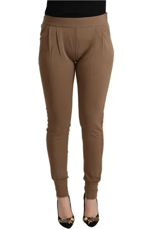ERMANNO SCERVINO Femme, Pantalons, Brun, Taille: 42 FR Pantalon fuselé
