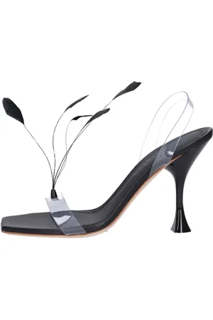 3Juin Femme, Chaussures, Noir, Taille: 38 1/2 EU Sandales Noires