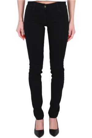 Elisabetta Franchi Femme, Jeans, Noir, Taille: W26 Jean Skinny Stretch Noir en Denim