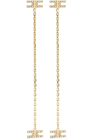 Elisabetta Franchi Femme, Accessoires, Jaune, Taille: ONE Size Boucles d`oreilles pendantes chics avec logo