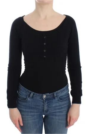 ERMANNO SCERVINO Femme, Pulls, Noir, Taille: 40 FR Cardigan Noir en Cachemire