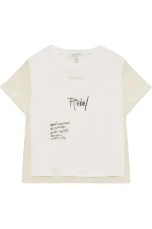 Patrizia Pepe Femme, Tops, Blanc, Taille: 42 FR Pull blanc innovant avec impression de slogan