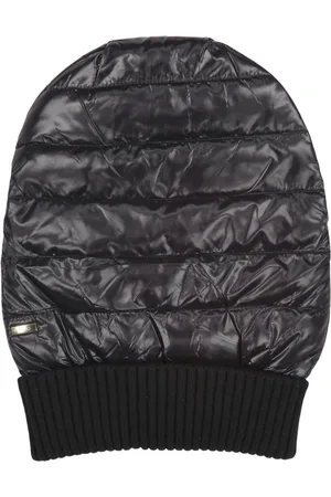 HERNO Femme, Accessoires, Bleu, Taille: L Bordure en Tricot Côtelé Nylon Rembourré Chapeau