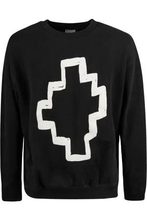 MARCELO BURLON Homme, Sweatshirts et sweats à capuche, Noir, Taille: S T-shirt d`entraînement