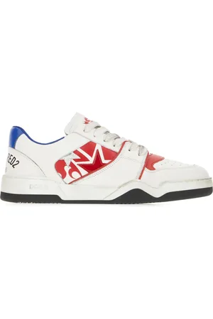 Dsquared2 Homme, Chaussures, Blanc, Taille: 43 EU Spiker Baskets